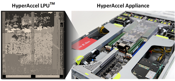 KAIST 연구팀이 개발한 LPU 칩과 가속 어플라이언스