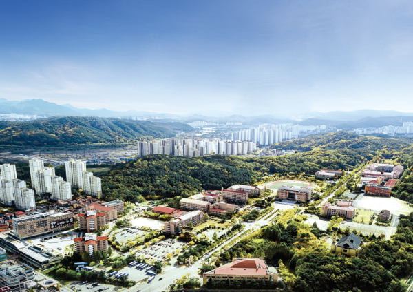 목원대학교 전경