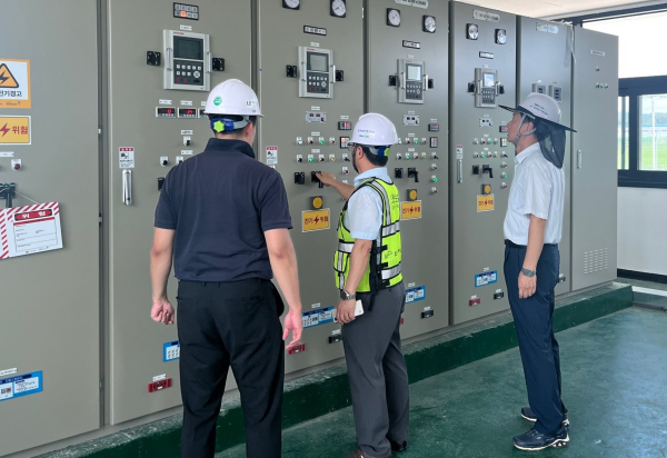 태풍‘카눈’ 대비 배수장 등 사전 안전점검 진행 모습