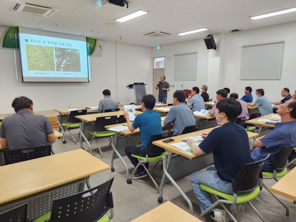 친환경 생분해성 멀칭제 시범사업 평가회