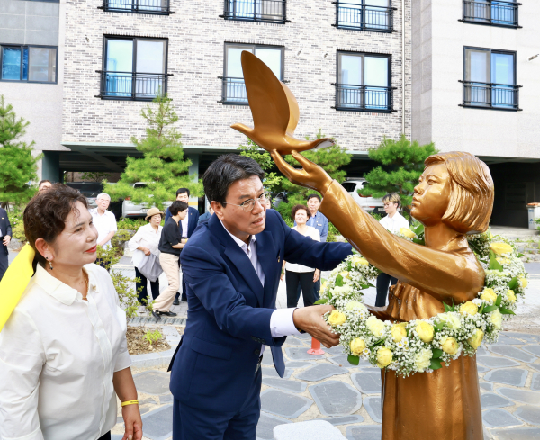 소녀상 기림의 날 행사 진행 모습