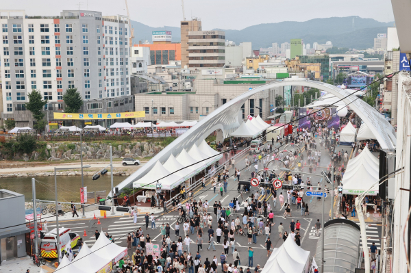 대전 0시 축제 목척교 일대