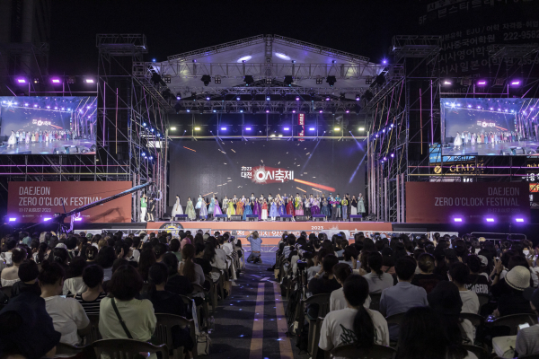 패션쇼 단체사진