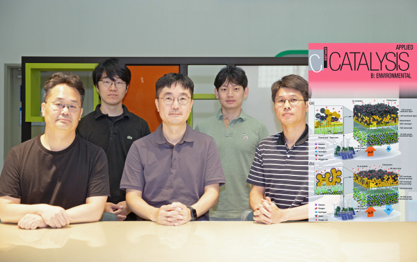 아래줄 가운데부터 시계방향, 이승복 책임연구원, 임탁형 책임연구원, 김혜성 선임연구원, 조동우 선임기술원, 홍종은 책임연구원