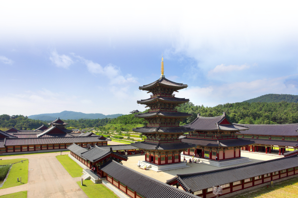 백제문화단지 전경