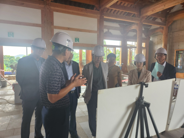 대전지방보훈청장 보재 이상설 선생 기념관 건립 현장 점검 실시