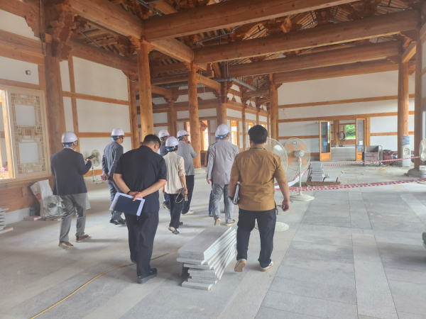 대전지방보훈청장, 보재 이상설 선생 기념관 건립 현장 점검 실시