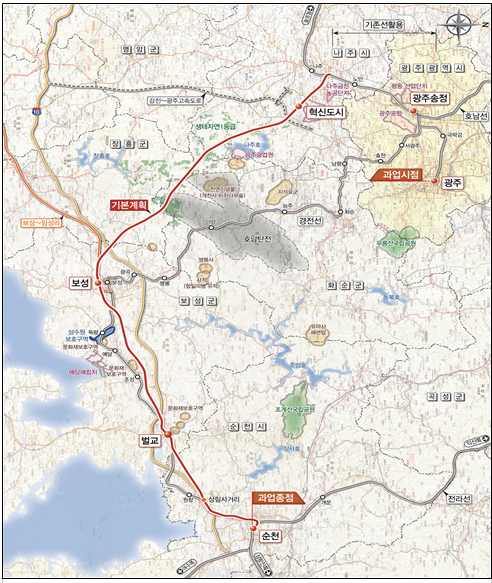 기본계획(안) 노선도