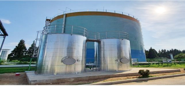 바이오가스 정제설비 모습