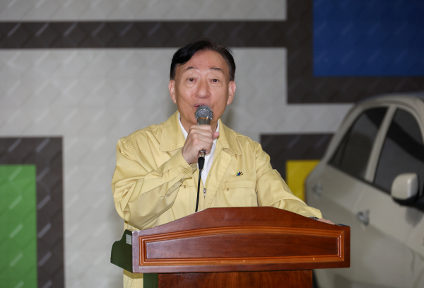 23일, 을지연습과 연계한 공습 대비 민방위훈련 모습