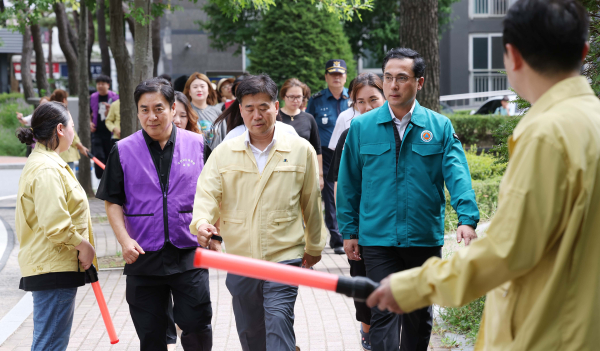 을지연습 연계 민방공 대피훈련 진행 모습