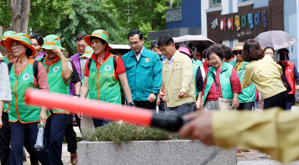 을지연습 연계 민방공 대피훈련 진행 모습