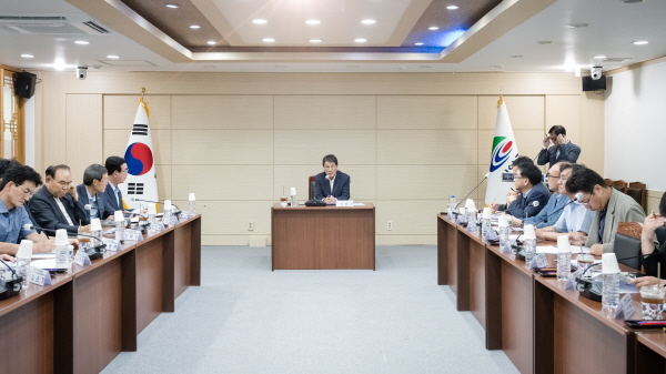 지난 23일, 2040 청양 군기본계획 수립 용역 착수보고회 개최 모습