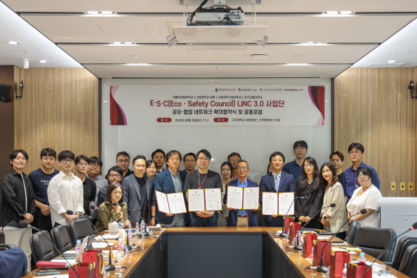 ‘공유·협업 네트워크 확대협약식 및 공동포럼’ 단체사진