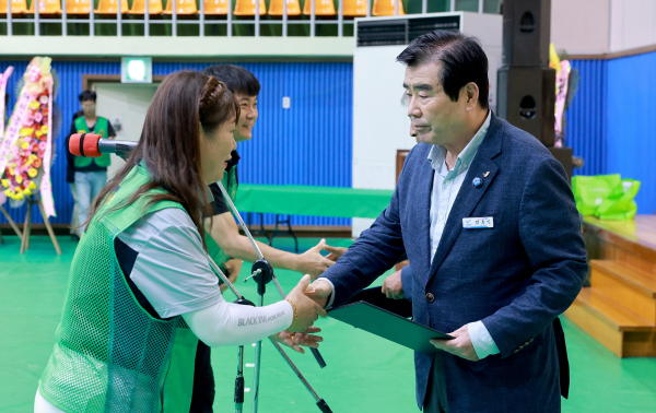 새마을 지도자 전진대회 진행 모습