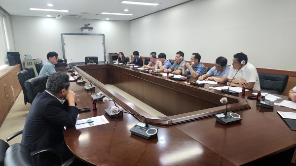 혹명나방 긴급방제 회의