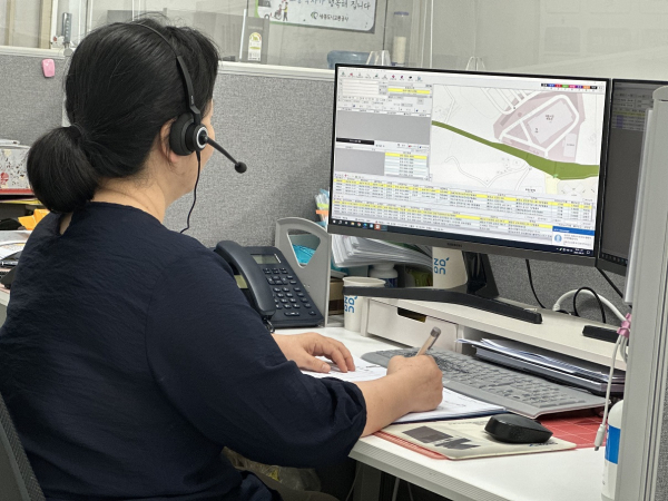 장애인콜택시 운영 (누리콜 모습)