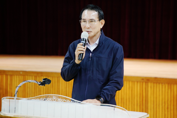 지난 31일 서산시민체육관에서 열린 서산시 장애인선수단 결단식 모습