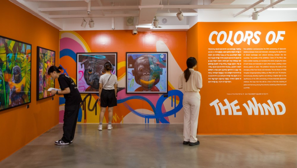 한-인니 수교 50주년 기념 전시회 사진