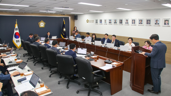 당진시의회 9월중 의원출무일