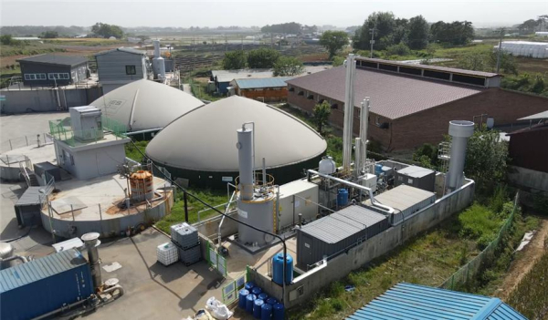 정읍정애영농조합법인 바이오가스 고질화 설비 사진
