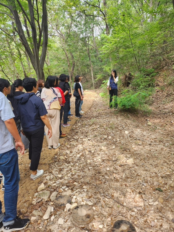 국립대전숲체원에서 '함께할래 힐링연수' 실시 모습