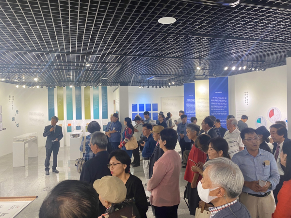 지난 14일, ‘대전 문인 탄생 백주년 기념전’ 개막행사 모습