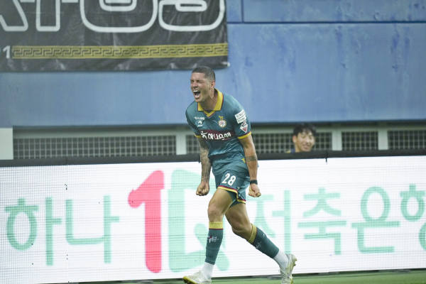 서울전에서 티아고 선수 모습