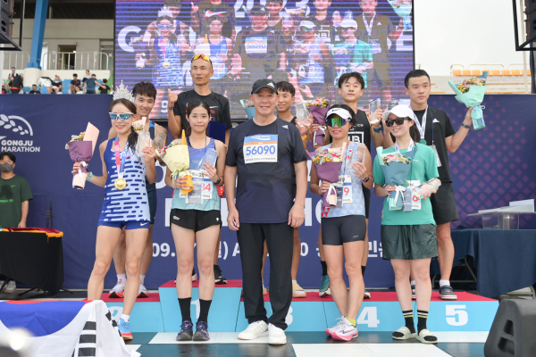 ​지난 17일 공주시민운동장 일원에서 '2023 공주백제마라톤대회' 개최 현장 이모저모​