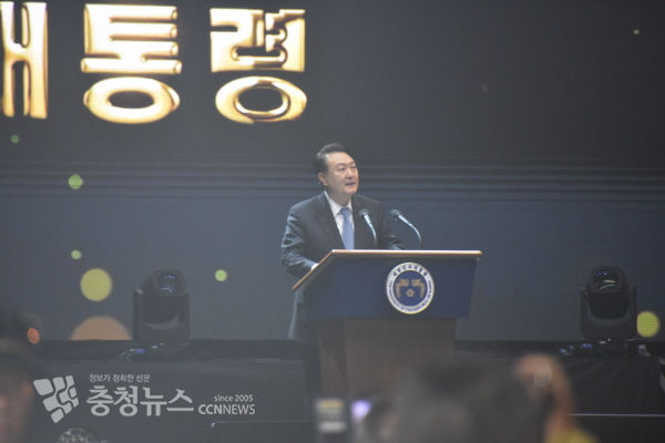 2023 대백제전에 참석한 윤석열 대통령 / 조홍기 기자