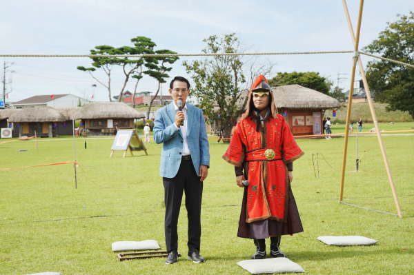 지난 24일 해미읍성에서 열린 충청병마절도사 부임 행렬 퍼레이드 모습