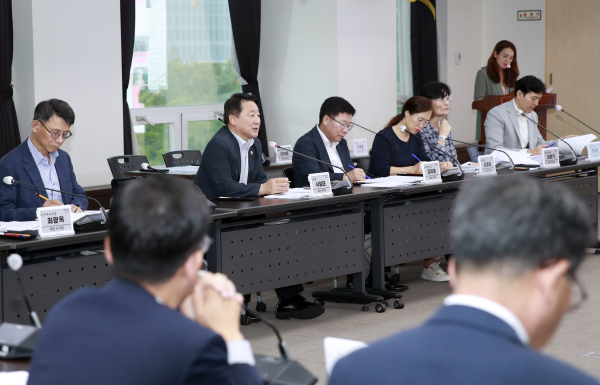 2023 대전 서구힐링 아트페스티벌 추진상황 보고회 장면