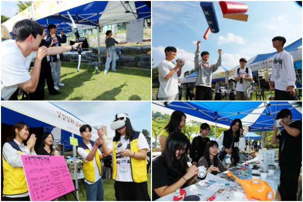 한남대 총학생회 ‘2023년 단풍제’ 현장 활동 모습