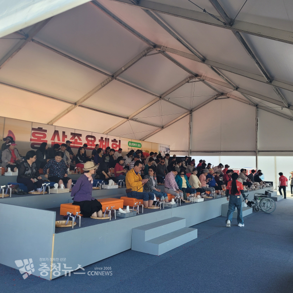 홍삼족욕체험장 모습 