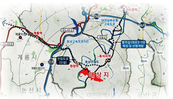 수소연료전지발전소 건립 사업 조성 예정지(위치도)