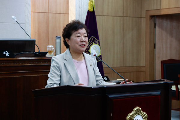 5분 자유 발언(윤일순 의원)