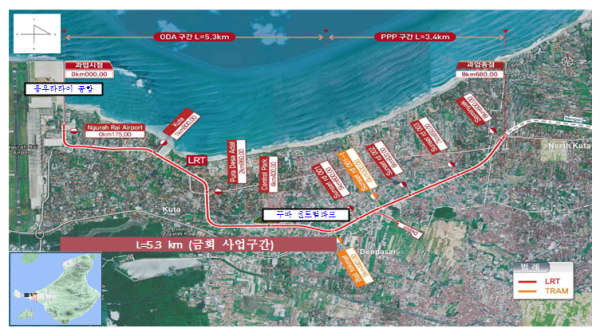 인도네시아 발리 경전철(LRT) 사업 개요