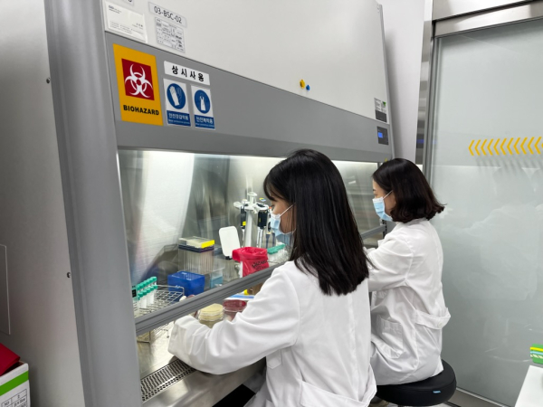 충남 119구급차 병원성 세균 전수조사 모습