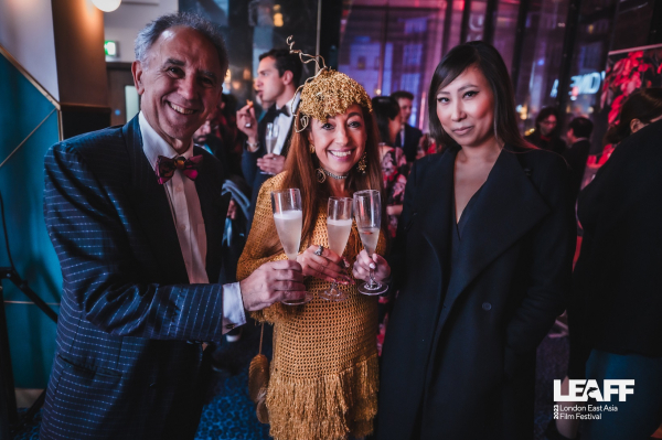 한국 전통주 칵테일을 맛보는 영화제 개막식 현장 * 사진 출처 : 런던동아시아영화제(LEAFF2023) 사무국 제공