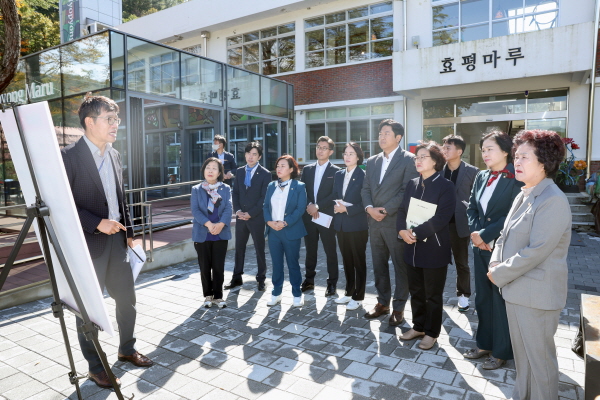 제275회 임시회 현장방문 (효평마루)