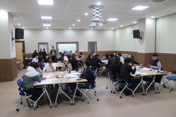 공공체육시설 리빙랩 워크숍 진행 모습