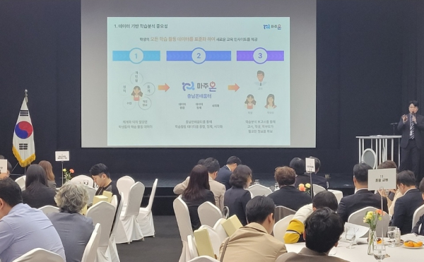26일 개최한 마주온 활용 교육데이터 분석 시스템 시연회