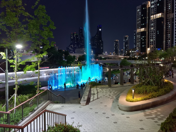 세종시 방죽천 음악분수