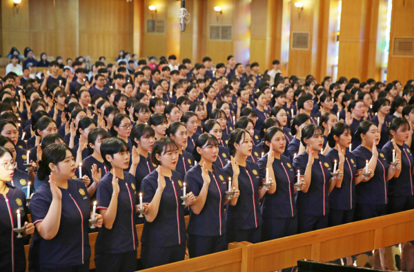 대전과학기술대학교, 제83회 나이팅게일 선서식 모습