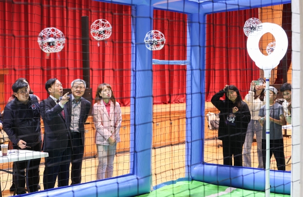 ‘제3회 대전광역시교육감배 2023 전국 유소년 드론축구대회’ 현장 모습