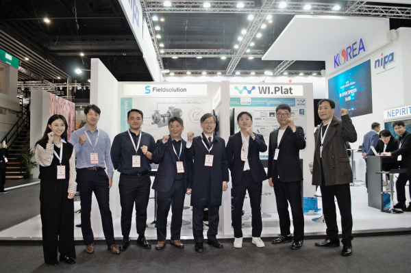 지난 7일부터 9일까지 바르셀로나에서 열린 "2023 스마트시티엑스포(SCEWC)" 한국관(Korean Pavillion)에서 대전 물산업 AI융합 지원사업에 참여중인 AI개발 기업들이 글로벌 시장 진출 의지를 다지고 있다