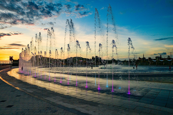 홍성군 남당항 해양분수공원