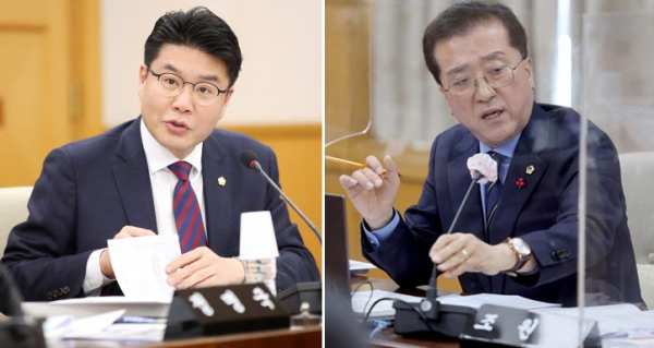 (왼쪽부터)정명국 시의원, 조원휘 시의원