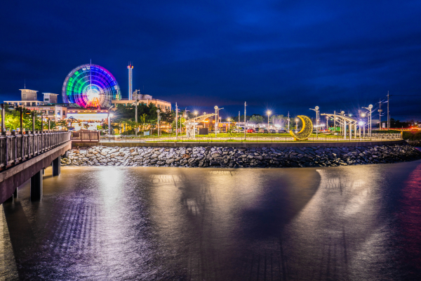 삽교호관광지 모습