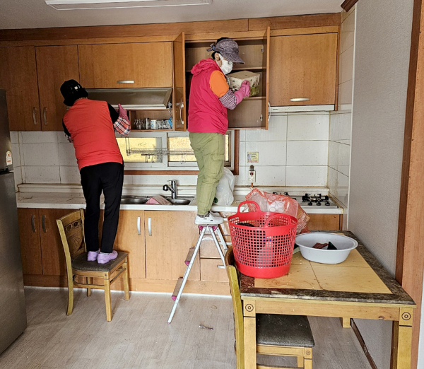 정신질환자 대상 주거환경 개선 사업 추진 모습.